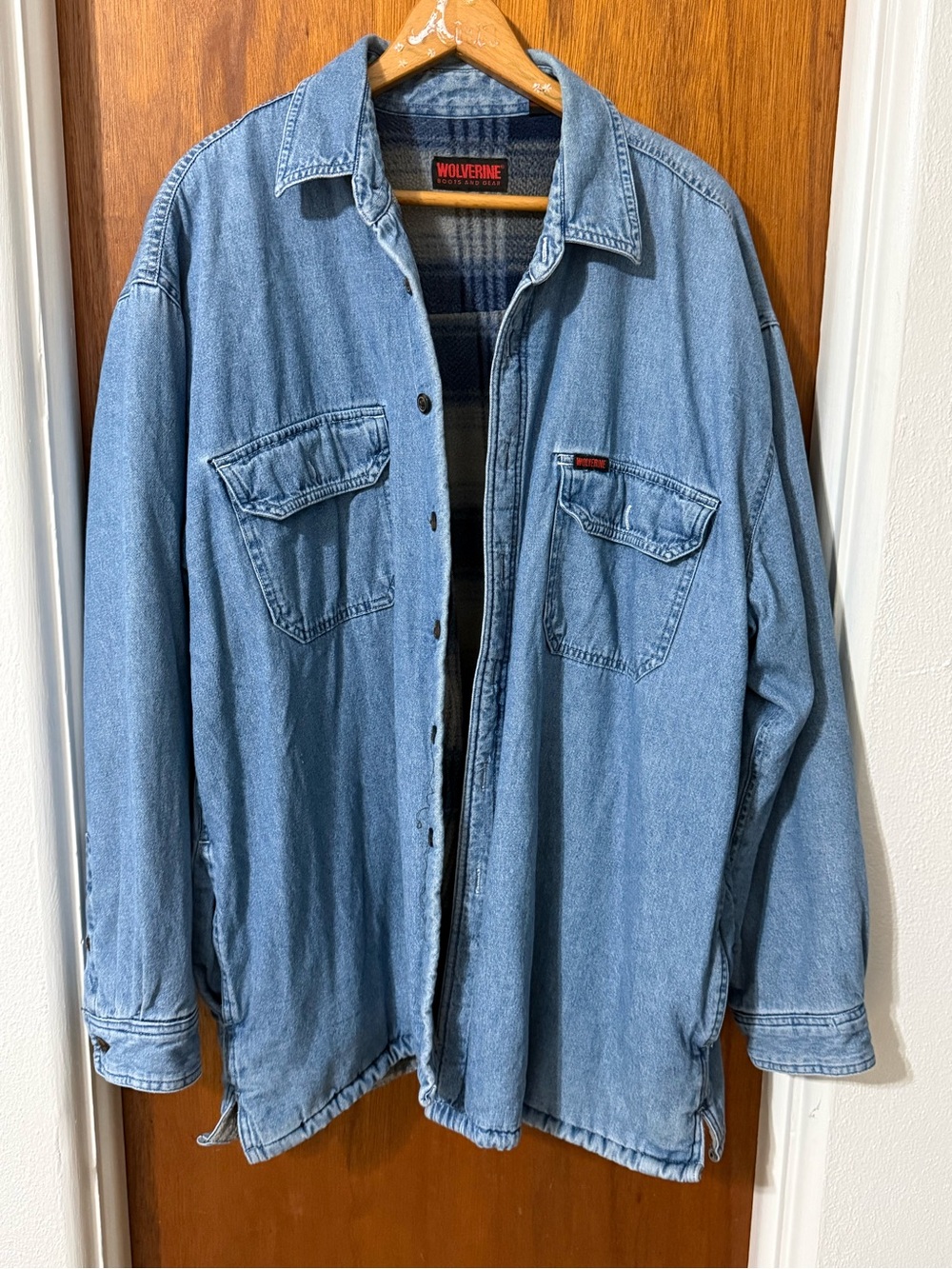 Wolverine Light Blue Denim Shirt Jacket